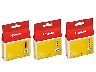 【クリックで詳細表示】CANON/キヤノン BCI-7eY イエロー お買い得3個セット！