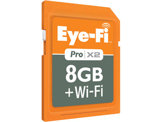 【クリックで詳細表示】Eye-Fi/アイファイジャパン ワイヤレスSDHCカード Eye-Fi Pro X2(プロ X2) 8GB EFJ-PR-8G