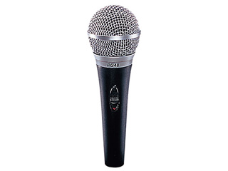 SHURE �V���A�[�@�{�[�J���}�C�N���z�� [PG48-QTR]