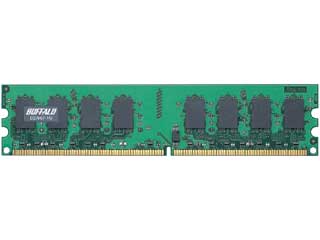 【クリックで詳細表示】バッファロー D2/667-1G DDR2 667MHz SDRAM(PC2-5300)240pin DIMM