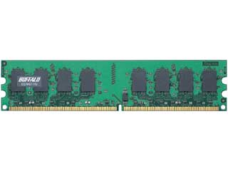 【クリックでお店のこの商品のページへ】バッファロー D2/667-1G DDR2 667MHz SDRAM(PC2-5300)240pin DIMM