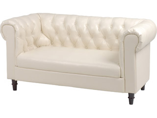 【クリックで詳細表示】HAGIHARA/ハギハラ 【Sofa＆Personal Chair】ソファー エーデル2P-WH