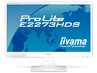 21.5�C���`LED���C�h�t���f�B�X�v���C ProLite PLE2273HDS-W1 �s���A�z���C�g