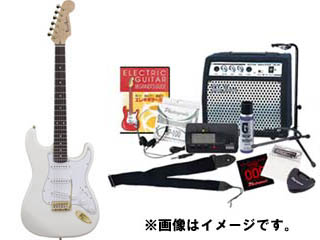 【クリックで詳細表示】Photo Genic エレキギター入門 13点セット(DVD付き！)STG-200/WH【送料無料】【EGtokka】