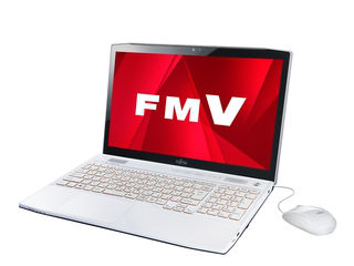 タッチパネル式15.6型ノートPC LIFEBOOK AH77/K アーバンホワイト FMVA77KW
