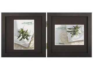 【クリックで詳細表示】HAKUBA/ハクバ FSQCR-BKL2 (ブラック) SQ木製額 carre(カレ) Lサイズ 2面