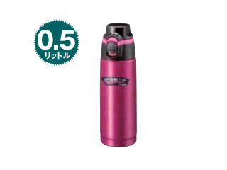 【クリックで詳細表示】Peacock/ピーコック 【保冷専用】ADL-50-P ステンレスボトル〔ストレートドリンクタイプ〕【0.5L】(ピンク)