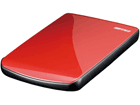 HD-PE500U2-RD �X����&���C�gUSB2.0�|�[�^�u���n�[�h�f�B�X�N 500GB ���r�[���b�h