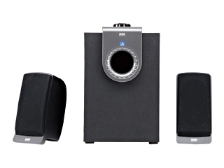 【クリックで詳細表示】サンワサプライ MM-SPSW7BK 2.1chマルチメディアスピーカー