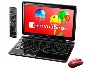 PT751T8CBFR 15.6型ワイドノートPC dynabook Qosmio T751/T8CR シャイニーレッド