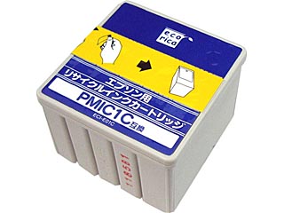 【クリックで詳細表示】エコリカ ECI-E01C EPSON PMIC1C互換 リサイクルインクカートリッジ カラー(5色一体型)