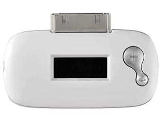 【クリックで詳細表示】GREEN HOUSE/グリーンハウス GH-FTC-IPODMW iPod・iPhone 3G用超小型FMトランスミッター ホワイト