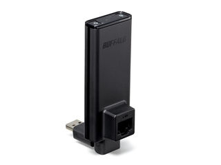 【クリックで詳細表示】バッファロー 簡単無線LAN子機 11n/a/g/b 300Mbps WLI-UTX-AG300/C