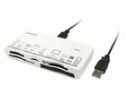 USB2-W33RW/W USB 2.0/1.1�ڑ� �}���`�J�[�h ���[�_�[�E���C�^�[ �z���C�g