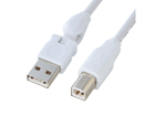 KU20-3D1K 3D USB�P�[�u�� �z���C�g 1m