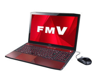 タッチパネル式15.6型ノートPC LIFEBOOK AH77/K ガーネットレッド FMVA77KR