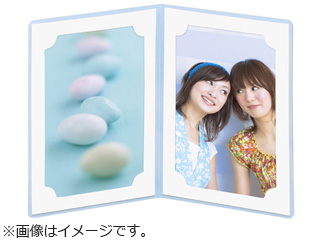 MRCLC-LT2MR(マリン) 写真台紙 ランス ルーチェ Lサイズ 2面(タテ・タテ)