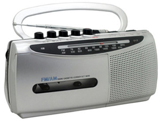 SC-TM200-S(シルバー) モノラルラジカセ