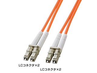 【クリックで詳細表示】サンワサプライ HKB-LCLC5-05L 光ファイバケーブル 5m