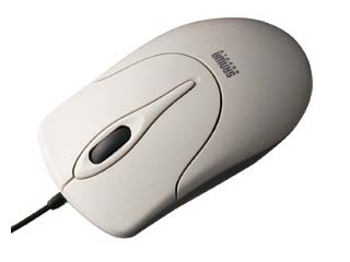 【クリックで詳細表示】サンワサプライ MA-92HU オプティカルスクロールマウス ライトグレー