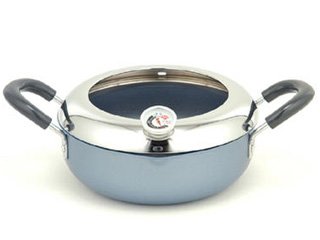 【クリックで詳細表示】CRAP-20T クロワッサン アクアプティ 温度計付天ぷら鍋 20cm