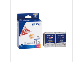 【クリックで詳細表示】EPSON/エプソン IC5CL05W(5色カラー一体型インクカートリッジ＊2)