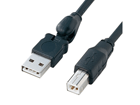 KU20-3D1KBK 3D USB�P�[�u�� �u���b�N 1m
