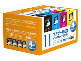 【クリックで詳細表示】Plaisir/プレジール PLE-BR114P ブラザー(brother) LC114PK 互換インクカートリッジ