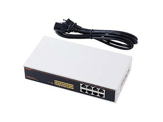 【クリックでお店のこの商品のページへ】サンワサプライ ※納期未定 LAN-SWH8MPWR スイッチングHUB (8ポート)