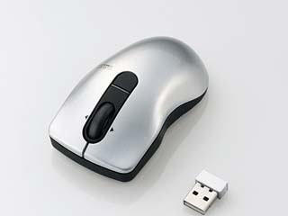 【クリックでお店のこの商品のページへ】ELECOM/エレコム ワイヤレスULTIMATEレーザーセンサーマウス 3ボタン M-TG02DLSV シルバー