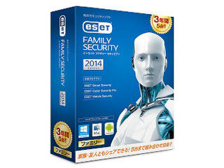 【クリックで詳細表示】キヤノンITソリューションズ ESET ファミリー セキュリティ 2014 3年版 CITSES07006