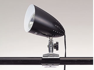【クリックで詳細表示】東京メタル クリップスポットライト HLC-700B(黒)ハロゲンランプ