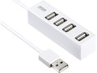 USB-HUB253W ���Εt��4�|�[�gUSB2.0�n�u(�z���C�g)