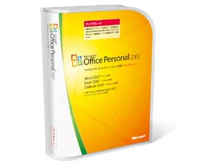 W8701039 Office 2007 Personal �o�[�W�����A�b�v