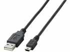U2C-M10BK USB2.0�P�[�u�� A-miniB�^�C�v/1.0m(�u���b�N)