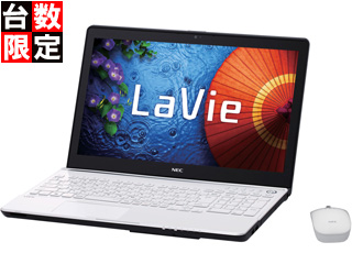 【クリックで詳細表示】【台数限定大特価】 ＜br＞ NEC 15.6型ワイドLED液晶ノートPC LaVie S(ラヴィS) LS550/MSW PC-LS550MSW エクストラホワイト【pcls550】