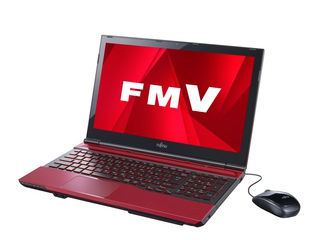 タッチパネル式15.6型ノートPC LIFEBOOK AH56/K ルビーレッド FMVA56KR