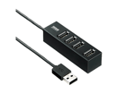 USB-HUB254BK ���Εt��4�|�[�gUSB2.0�n�u(�u���b�N)