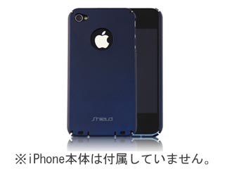 【クリックで詳細表示】SHIELD SHA19 iShell Original4 for iPhone4 シェルカバー ネイビー