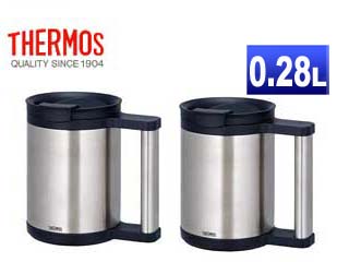 【クリックでお店のこの商品のページへ】THERMOS/サーモス JCP-GP1/SBK 真空断熱保温オフィスマグセット(2個組)