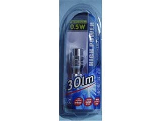 【クリックでお店のこの商品のページへ】OHM/オーム電機 CL-05S 0.5W ハイパワーLEDライト シルバー