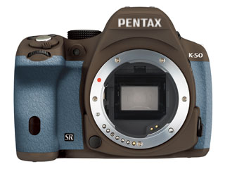 【クリックで詳細表示】PENTAX/ペンタックス PENTAX K-50 ボディキット ココアブラウン/アクア 055 ※受注生産の為、キャンセル不可