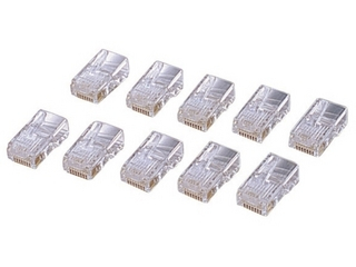 【クリックで詳細表示】ELECOM/エレコム LD-RJ45T10A RJ45コネクタ(10個セット)