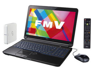 15.6型ノートPC LIFEBOOK AH FMVA52GAB AH52/GA シャイニーブラック