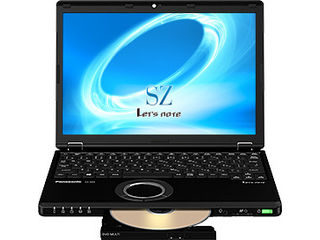 12.1型ノートPC Lets note SZシリーズ ブラック CF-SZ5ZDMQR