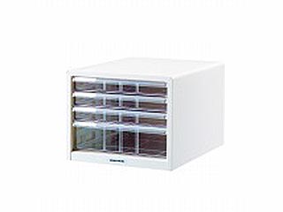 【クリックで詳細表示】Nakabayashi/ナカバヤシ BL-44W アバンテV2 レターケースB4 浅3段×深1段 ホワイト