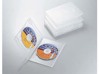 【クリックでお店のこの商品のページへ】ELECOM/エレコム CCD-DVD05CR (クリアー)
