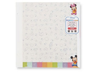 【クリックで詳細表示】Nakabayashi/ナカバヤシ アA-LR-5-6 フエルアルバムLア-トフル台紙(ミッキー
