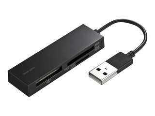 【クリックで詳細表示】サンワサプライ ADR-CML16BK USB2.0 カードリーダー ブラック(W69×D21×H10mm)