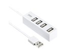 USB-HUB254W ���Εt��4�|�[�gUSB2.0�n�u(�z���C�g)